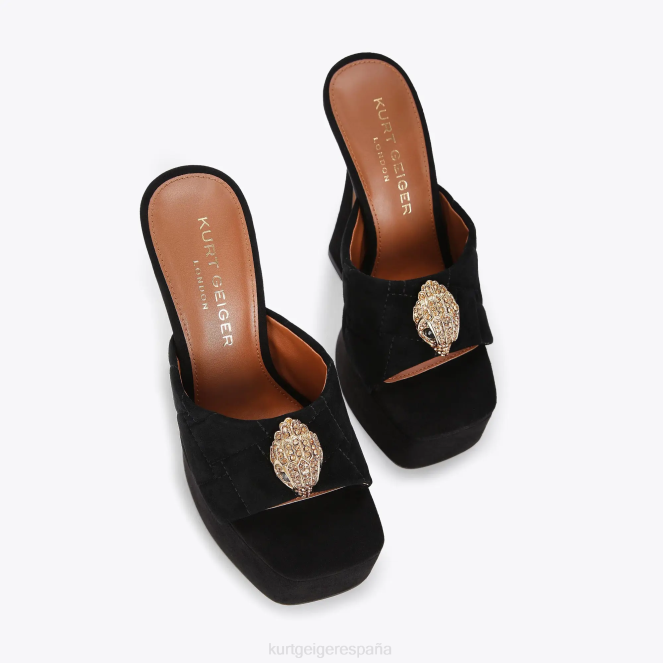 Kurt Geiger mujer mulas con plataforma london kensington 2LPR674 | calzados negro